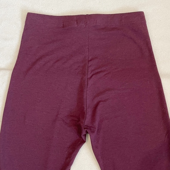 BNWOT H&M Basic Legging in Maroon Size XS - Picture 5 of 7